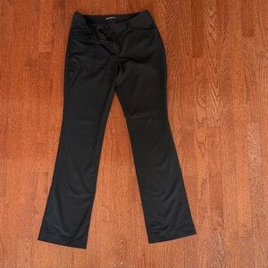 Express Editor Black Boot Cut Pants